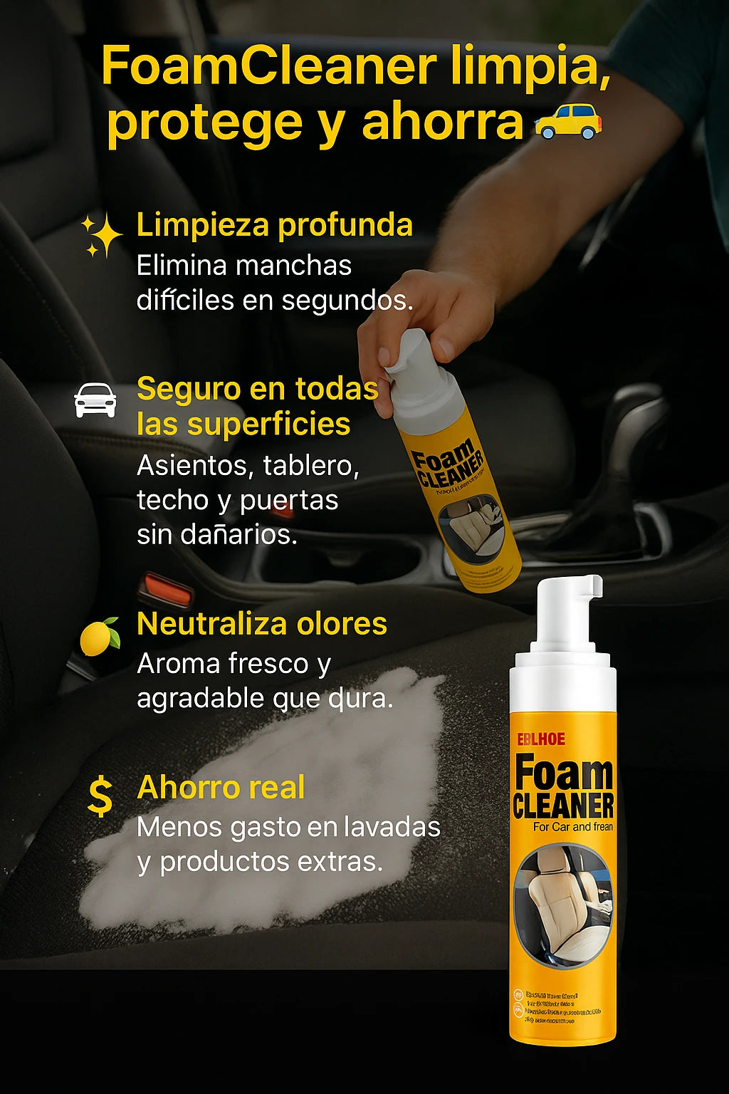 Velisse® | FoamCleaner Paga 1 Lleva 3