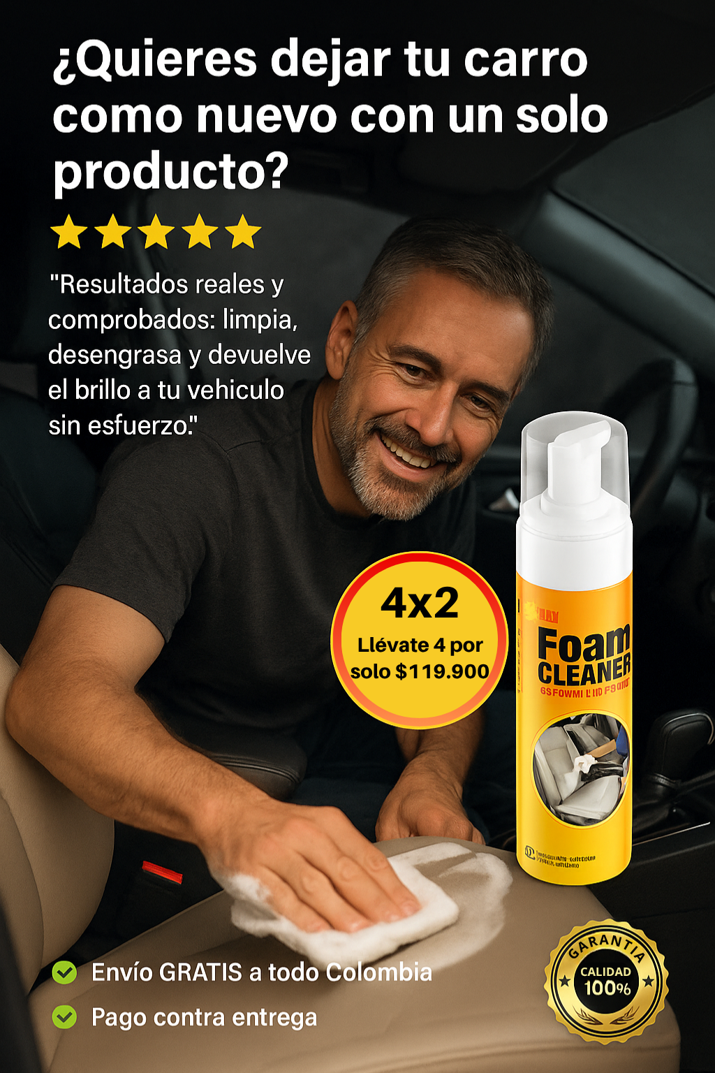 Velisse® | FoamCleaner Paga 2 Lleva 4