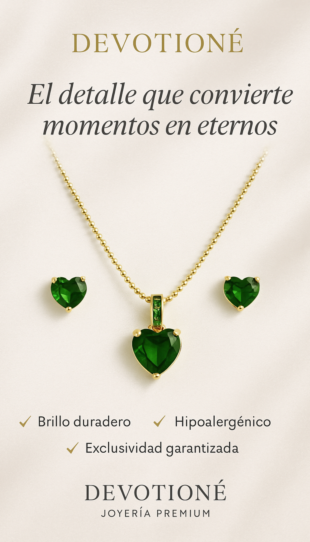Devotioné ® |  Duo Verde  Esmeralda